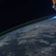 A meteor as seen from space.